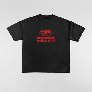 T-shirt pour homme de qualité supérieure, imprimé graphique, col rond, coupe ample, fabricant professionnel - Product Image 2