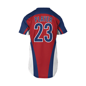 OEM Custom Sublimation Pattern <b>Baseball</b> & Softball Jersey Plus Size Breathable Sportswear for Men Plain Blank Wholesale - Product Image 6