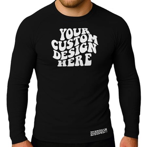 Custom Logo Wholesale Plain Jiu Jitsu Kimono <b>Swim</b> Shirts Printed Long Sleeve Bjj Rashguard MMA Rash Guard No Gi Short Sleeve MMA - Product Image 1