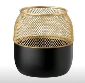 Porte-bougie cylindrique en fer de qualité durable, fait à la main, art moderne, couleur personnalisée unique, pour les mariages, les célébrations de Noël - Product Image 4