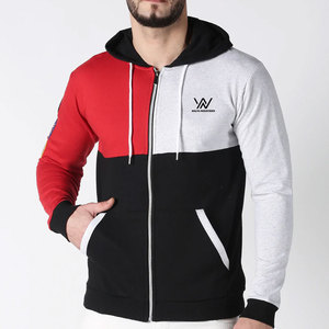 Sweat à capuche zippé pour homme au toucher doux avec tissu respirant et léger, ajustement confortable, design durable, adapté aux saisons d'hiver - Product Image 1