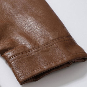 Veste en cuir véritable pour hommes avec fermeture éclair complète et design élégant pour la fête ou les tenues décontractées veste d'hiver pour hommes - Product Image 5