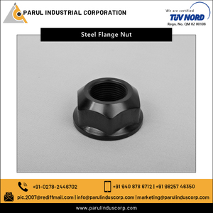 Best Selling Customized Industrial & Automotive Steel Spindle Flange Nut Zinc Plated Finish Directly Exported From India - Product Image 4