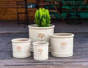 [Leo Nguyen Le] - Ensemble de pots de fleurs en céramique émaillée pour balcon/maison/décoration de jardin, vente en gros, de Baovy - Product Image 6