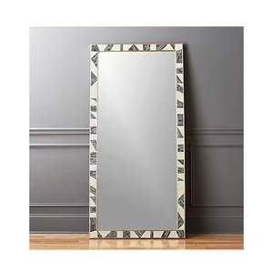 <b>Rectangular</b> Shape Top Selling <b>Mirror</b> Frame for Home and Hotel <b>Wall</b> Decor by crescent crafts - Product Image 2