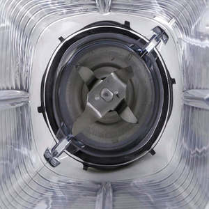 Oster BLST4108-013ถ้วยพลาสติกสีขาวเครื่องปั่นน้ำผลไม้ให้ความร้อนและผสมภาชนะสแตนเลสใช้ในครัวเรือน - Product Image 1