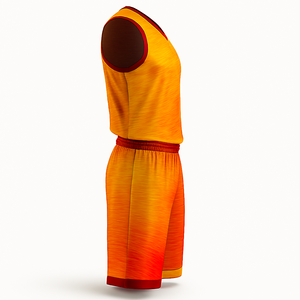 Ensemble d'uniformes de basketball respirants de qualité supérieure, maillot et short réversibles, design de logo personnalisé, 100 % polyester pour les équipes de club - Product Image 3