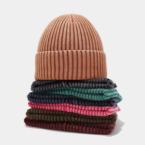 100%Acrylic Comfortable <b>Men</b> <b>Beanie</b> Caps Color Jacquard Design Customized Logo Street Style Made Winter Wear <b>Beanies</b> <b>Hats</b> - Product Image 1