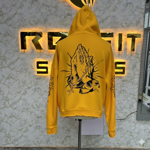 Sudadera con Capucha y Cremallera de Diseño Único a Precio Competitivo, Chaqueta con Cremallera y Pedrería, Lavado Ácido, Sudadera de Forro Polar para Hombre, Estilo Urbano - Product Image 3