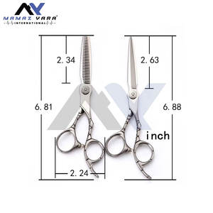Ciseaux de coiffure professionnels de haute qualité, vente en gros, logo personnalisé, ciseaux de barbier, ciseaux de coupe - Product Image 3