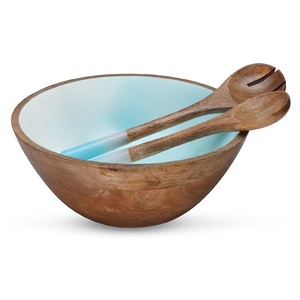 <b>Wood</b> Bowl and Spoon <b>Set</b> High Quality <b>Wood</b> Product Wholesale <b>Wood</b> Bowl and Spoon <b>Set</b> for Home Hotel and Restaurant - Product Image 5