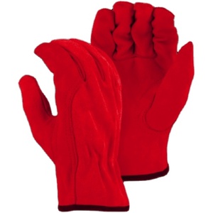 Comfortable Safety Construction <b>Gloves</b> Soft Hand Arm Protection Goat Grain & Cowhide Split Leather Anti-Cut <b>Drivers</b> Heat - Product Image 5