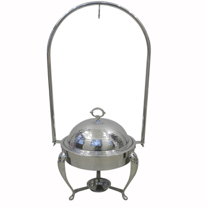 Style unique Hôtel Et Restaurant Article De Restauration Conceptions uniques Récipient Arrondi En Acier Inoxydable Buffet Serveur De Nourriture - Product Image 4