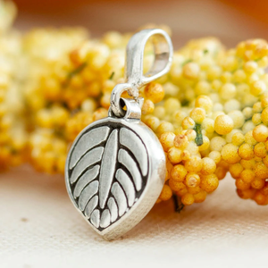 925 Sterling Silver Leaf-Themed Fine Pendentif Usine Prix En Gros Bijoux Cadeau pour Tout Le Monde Boho Dainty Jewelry - Product Image 3
