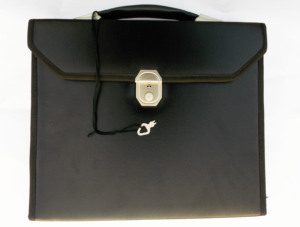 Bolsa profesional de tijera para peluquero, estuche de transporte con cerradura, alta calidad - Product Image 2