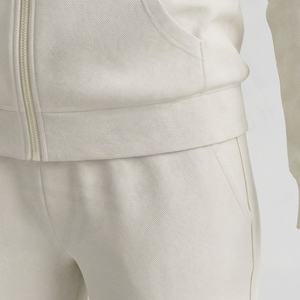 Pantalon de survêtement décontracté en polaire de polyester pour femme, taille XL, coupe ajustée, cordon élastique, vêtements de sport pour la salle de sport et le fitness - Product Image 5