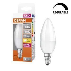 Lampada a candela LED Superstar, dimmerabile, E14, 5W, 2700K, 470Lm (Osram 4058075430914) - Product Image 1