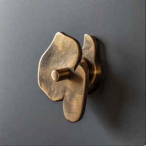 Bouton de porte tourné à la main RustTone en finition cuivre vieilli poignée de tiroir de placard pour appartement de meubles d'hôtel Villa - Product Image 3
