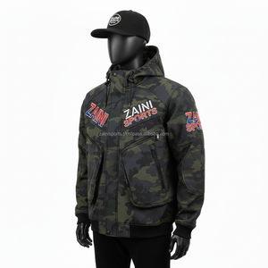 Chaqueta Softshell Premium para Hombre, Tejido de Poliéster, Cortavientos, Cálida, Paneles de Bloques de Color con Logotipo Bordado, Chaqueta Softshell para Hombre - Product Image 4