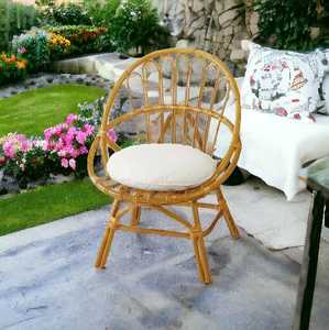 Chaises de salle à manger industrielles en bambou portable de qualité supérieure, confortables pour le salon intérieur, les meubles de restaurant pour Park Villa - Product Image 5