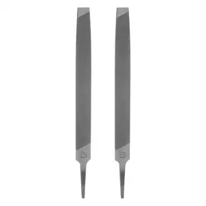 2pcs Mill File 8 Inch 3.6mm High Carbon Steel Single Cut Flat Hand Rasp File For Deburring And Removing Material