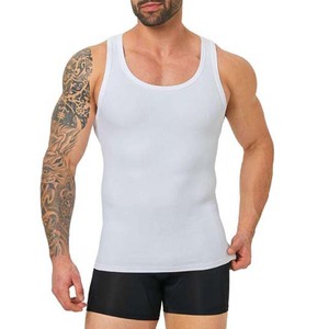 Tank Tops All Size Fitness Sleeveless Shirt High Street Summer Cotton Breathable <b>Men's</b> Clothing <b>Men</b> Gym Muscle <b>Singlets</b> Workout - Product Image 4