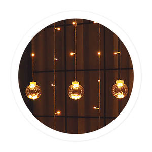Tenda LED con sfere USB, 8 funzioni, 1,4 m (GSC 204605024) - Product Image 1