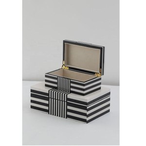 Apex Align TIME 2 DECOR Caja de Joyería de Resina Artesanal India, Estilo Náutico Pulido, Diseño Personalizable, Regalo de Boda - Product Image 6