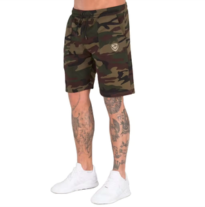 Wholesale Plain Streetwear Drawstring Blank Heavy Thick <b>Camo</b> Print French Terry Cotton Jogger <b>Shorts</b> Cotton Sweat <b>Shorts</b> - Product Image 1