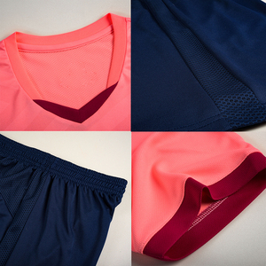 Conjunto de Entrenamiento de Fútbol para Adultos, Secado Rápido, Transpirable, Camiseta y Pantalones Cortos de Fútbol de Poliéster, Uniforme de Equipo, Logotipo Personalizado, OEM, ODM, Venta al por Mayor - Product Image 3