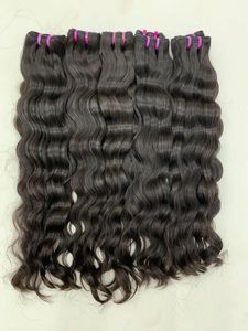 Vente en gros d'extensions de cheveux humains vierges indiens de qualité 12A alignés sur les cuticules 100% bruts non transformés - Product Image 6