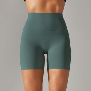 Pantalones cortos de Yoga de gimnasio personalizados de calidad superior para mujer, ropa deportiva sin costuras, pantalones cortos de yoga para mujer a la venta - Product Image 2
