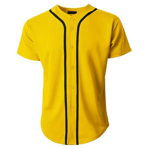 Maillots de Baseball pour hommes de haute qualité uniformes de sport hauts boutons complets chemises de rue Hip Hop - Product Image 3
