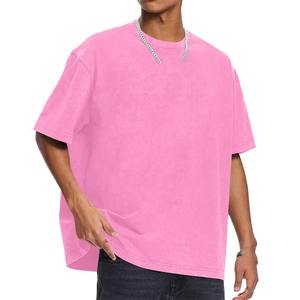 Camiseta personalizada de gran tamaño para hombre a la moda, camiseta lavada Vintage de verano con hombros caídos y lavado ácido pesado personalizado para hombre - Product Image 5