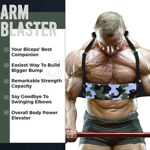 Blaster de brazo cómodo y resistente para entrenamiento muscular de levantamiento de pesas con material de aluminio y nailon de alta calidad - Product Image 2