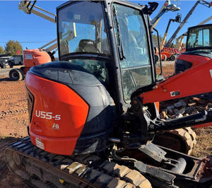 Meilleure vente Mini Kubota U50-5 pelle agricole 3.5 tonnes 5 tonnes Kubota moteur boîte de vitesses pompe moteur noyau roulement chenille pelle vente - Product Image 2