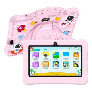 Tablette <span class=keywords><strong>PC</strong></span> pour enfants BDF 7 pouces avec WiFi, <span class=keywords><strong>classement</strong></span> supérieur, avec étui en silicone portable en forme d'astronaute, 2 Go + 32 Go, Android 8.1, processeur quadricœur MTK6735 - Product Image 3