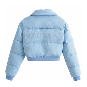 2023 vente en gros personnalisé femmes Bomber veste tissu doux haute qualité femmes Bomber veste - Product Image 2