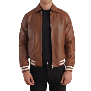 Hot Selling Leather Varsity <b>Jacket</b> Wholesale Casual Leather Varsity <b>Jacket</b> for Men Design Pu Leather <b>Jacket</b> at Nurak in 2025 - Product Image 1