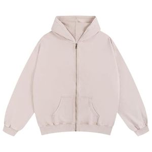 Winter Pullover Loose Fit Acid Washed Hoodies Women Custom Logo Oversized 100% Cotton Streetwear Hoodie - Product Image 6