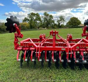 INVERTA 3.0 Metre Front Mounted Short-Disc Speed-Disc Harrow <b>Cultivator</b> Depth Wheels Hydraulic Diesel Engine 3.0 Hp 12cm Working - Product Image 5