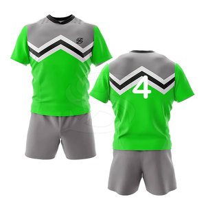 Service OEM Nouvelle tenue de pratique de rugby pour hommes offrant flexibilité, confort et durabilité pendant le jeu - Product Image 1