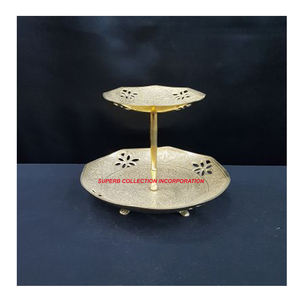 Soporte de cuenco de chocolate con grabado de latón de dos niveles Más vendido y de alta calidad - Product Image 4