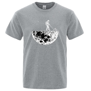 เสื้อยืดแขนสั้นคอกลมผ้าฝ้ายสำหรับผู้ชายป้องกันรอยยับระบายอากาศได้ดีดีไซน์ลำลองออกแบบโลโก้ได้ตามต้องการ200g - Product Image 6