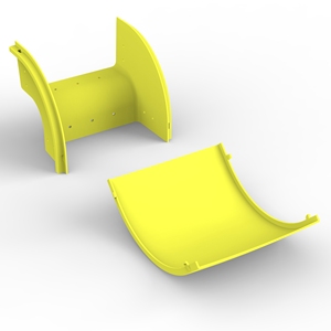 ถาดวางสายเคเบิลพีวีซี200มม. ถาดวางสายอุปกรณ์ใยแก้วนำแสง - Product Image 5