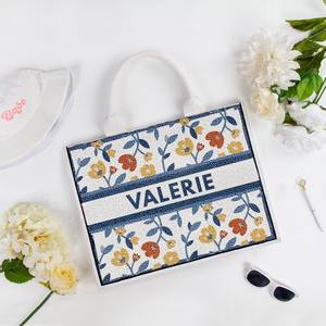 Bolso de Mano Casual con Cuentas de Vidrio Multicolores y Asa, Artesanía India, Hecho a Mano, Forma Personalizada, Artesanía MS - Product Image 1