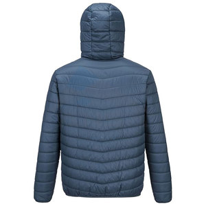 Chaqueta acolchada personalizada con capucha para hombre, abrigo ligero aislado, retención de calor de alta tecnología, venta al por mayor, directo de fábrica OEM - Product Image 2
