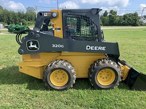 Cargadora compacta John Deere 320E, equipo de construcción de alta resistencia, cargadora frontal, máquina de alto rendimiento, precio económico. - Product Image 5