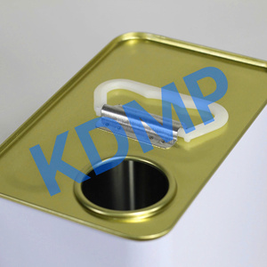 Best Quality 5 Liter Square Tin Can 600,000 Pieces Per Month 0.5L Metal Color 0.25mm Thickness <b>Tinplate</b> for Household Products - Product Image 5