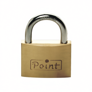 Cylinder Bicycle <b>Padlock</b> 500 50 mm Brass Keyed Differently 50 mm Lock Body Width - Product Image 2